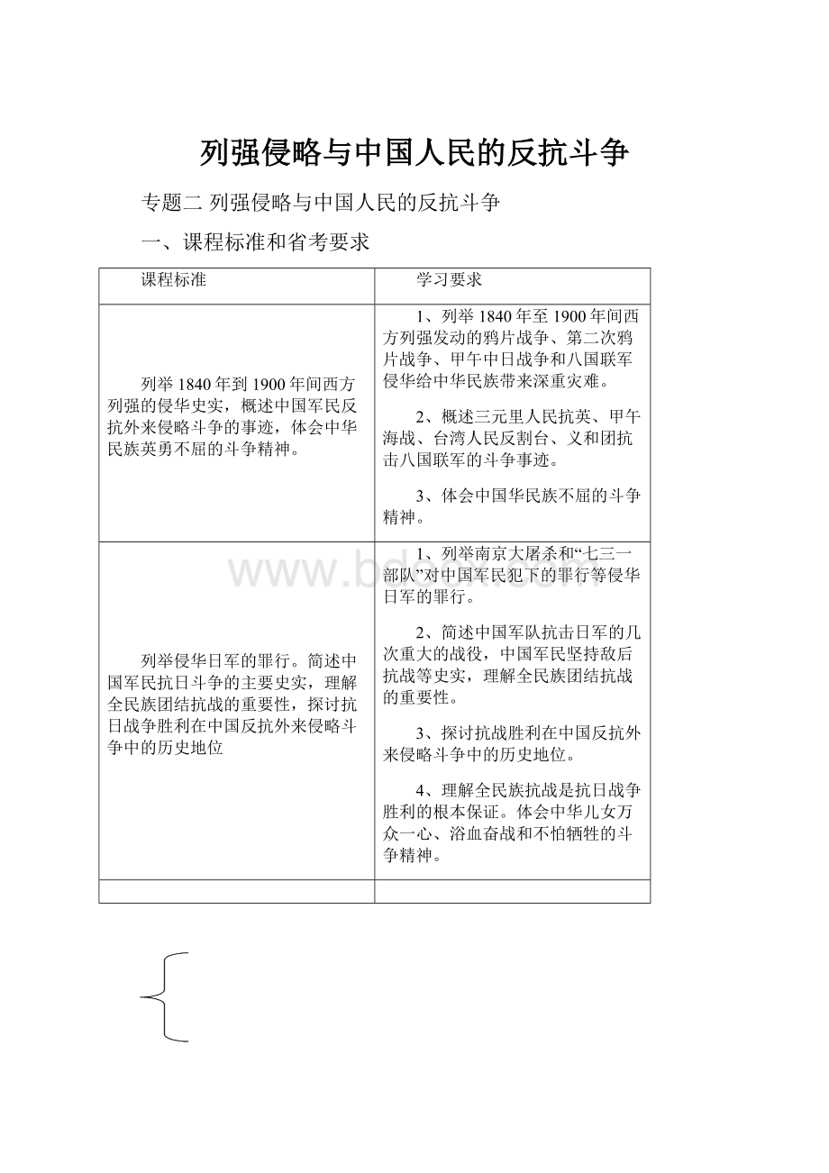 列强侵略与中国人民的反抗斗争.docx_第1页