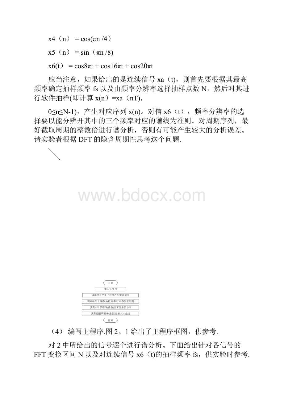 数字信号处理实验二用FFT做谱分析.docx_第2页