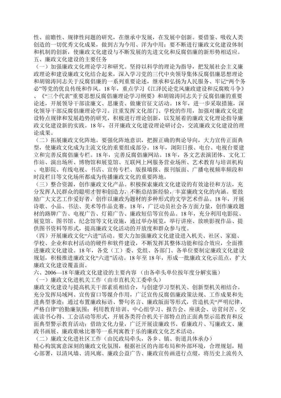 关于加强廉政文化建设的实施意见Word格式.docx_第2页