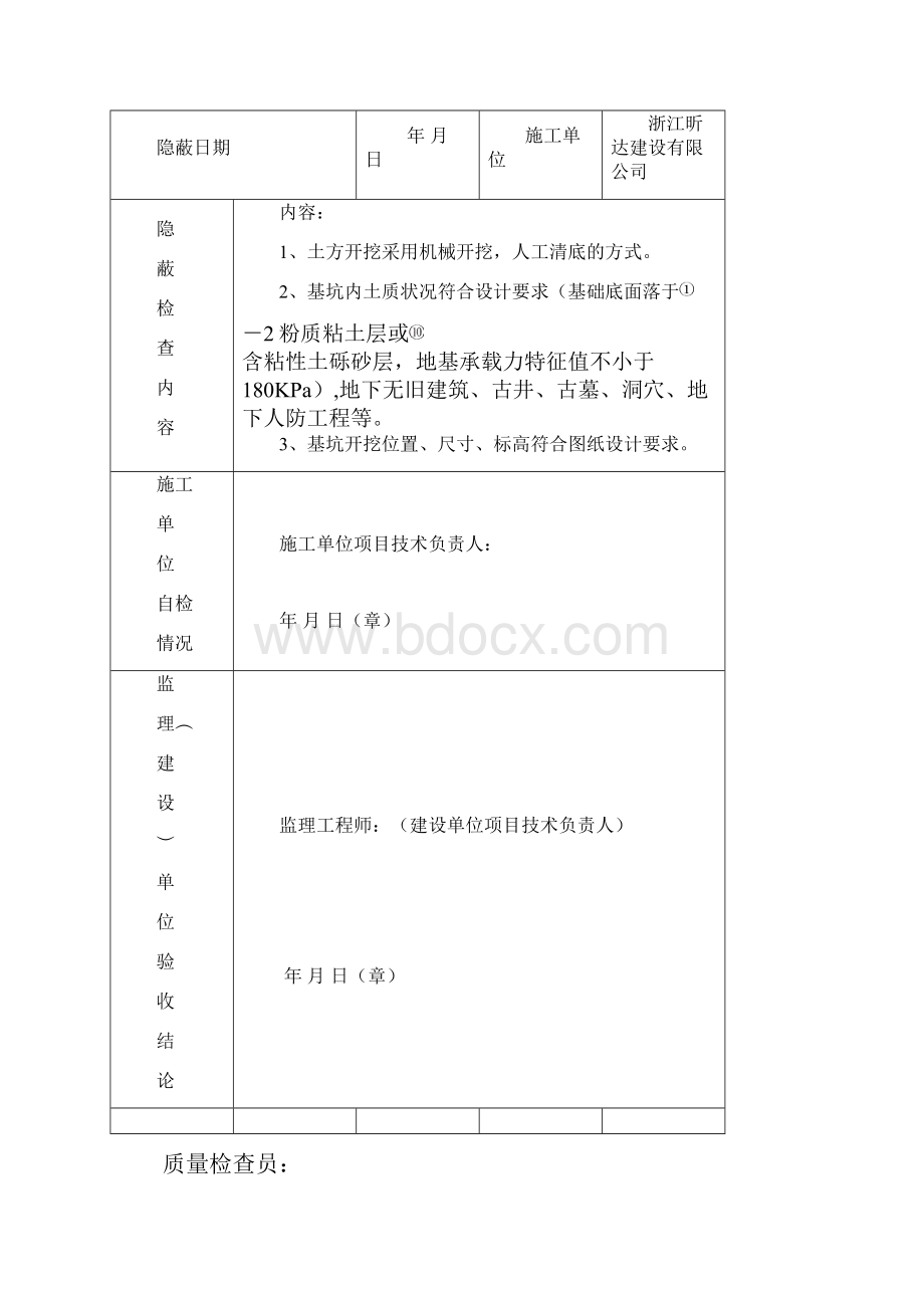 基础土方开挖隐蔽文档格式.docx_第2页