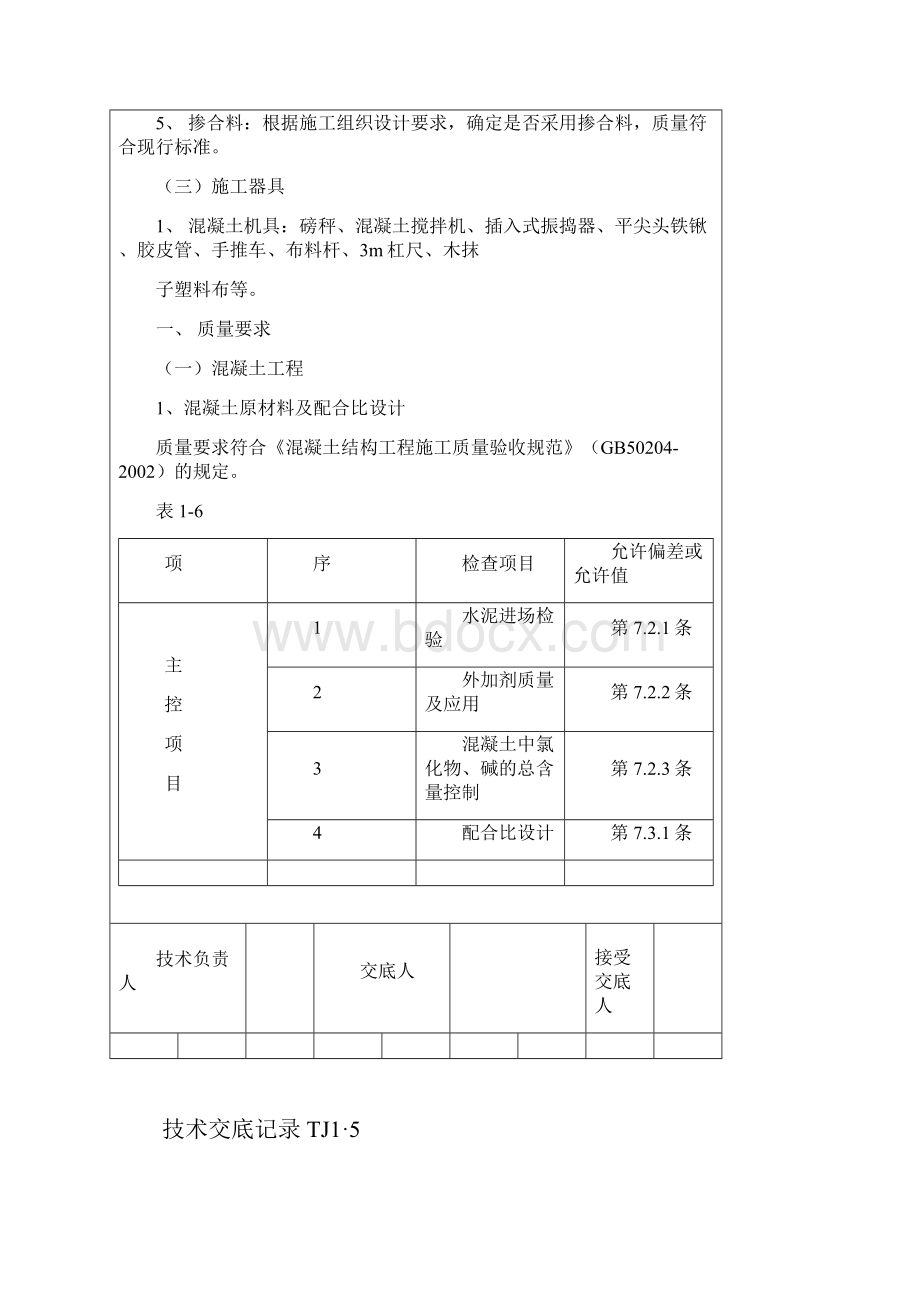 土建技术交底记录大全最新现场全套实用版Word格式.docx_第2页