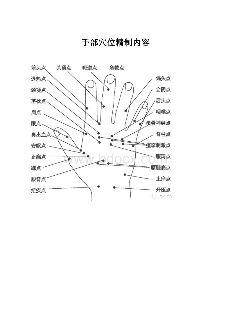 手部穴位精制内容.docx