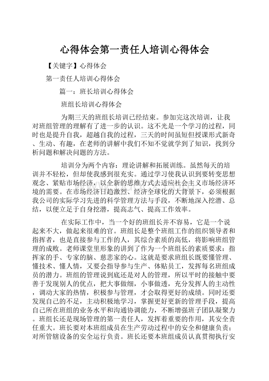 心得体会第一责任人培训心得体会.docx_第1页