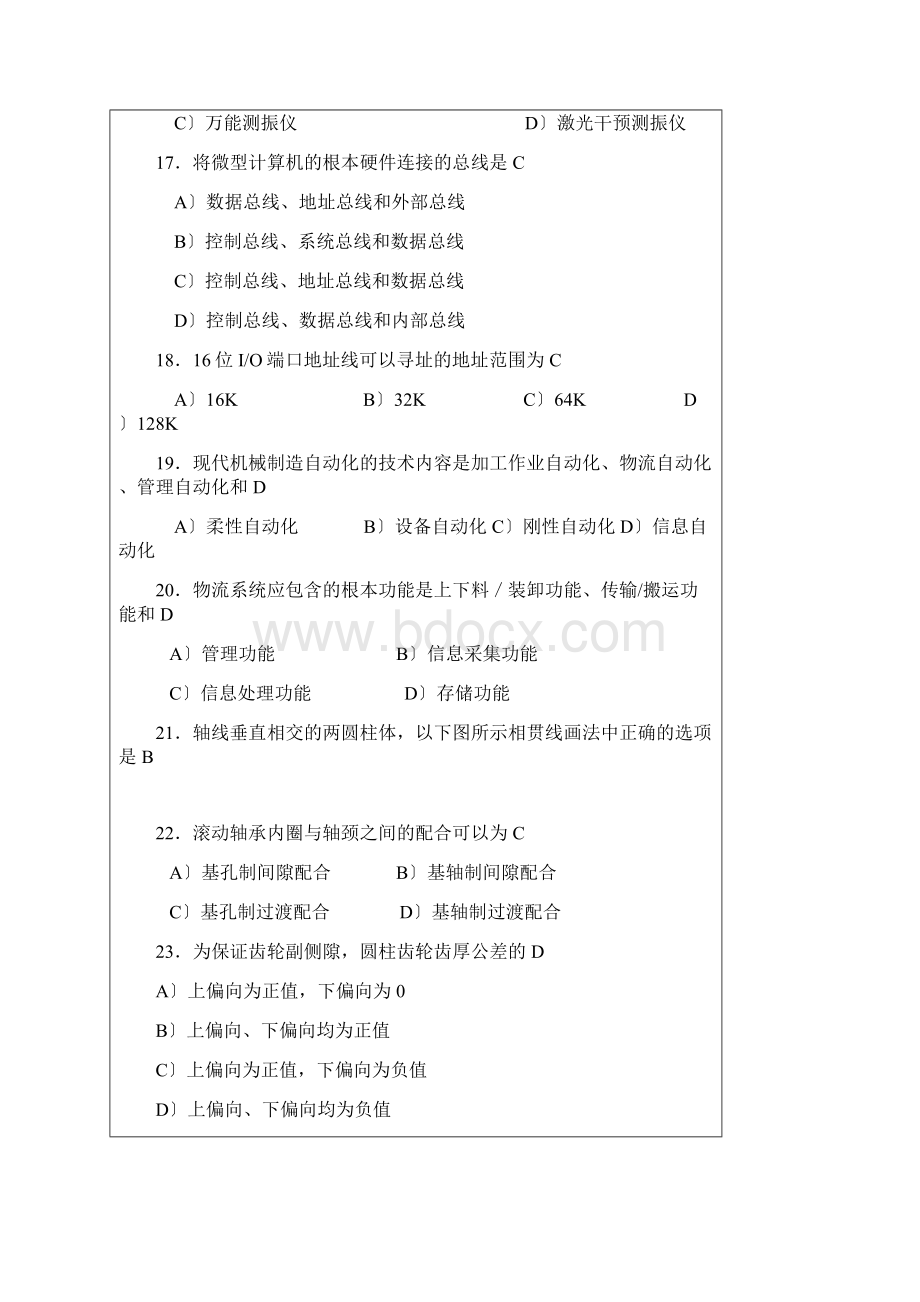 机械工程师资格考试题及答案.docx_第3页