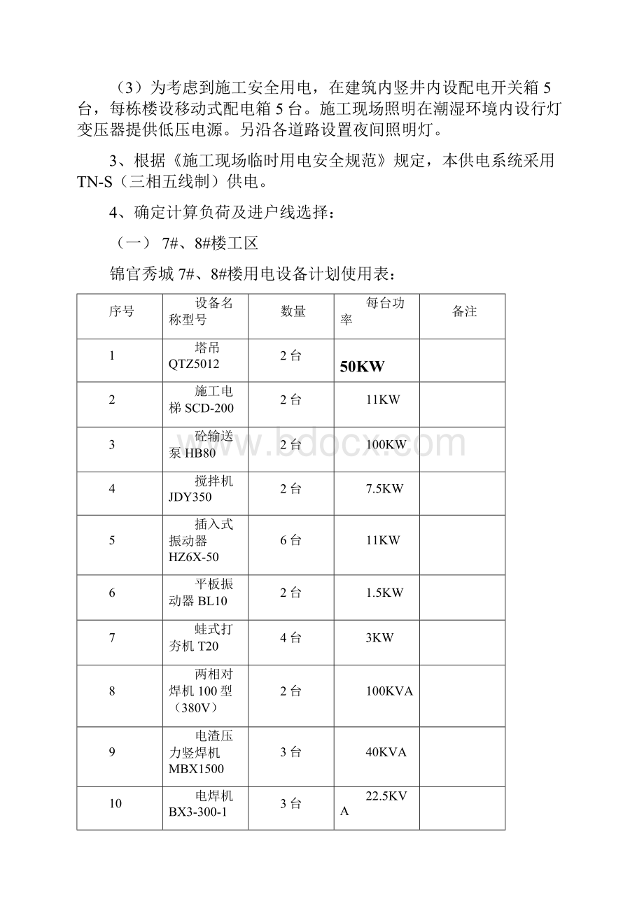 锦官绣城临电施工方案Word文件下载.docx_第2页