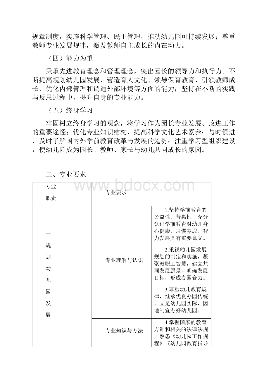 幼儿园园长专业标准汇总精品资料.docx_第3页