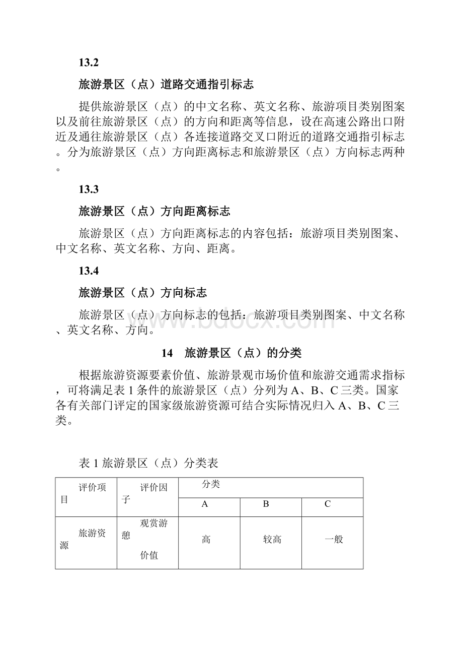 旅游景区点道路交通指引标志设置规范Word文档下载推荐.docx_第2页