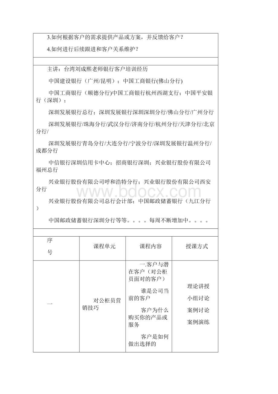 精品银行对公柜员的顾问式营销技巧刘成熙老师.docx_第2页