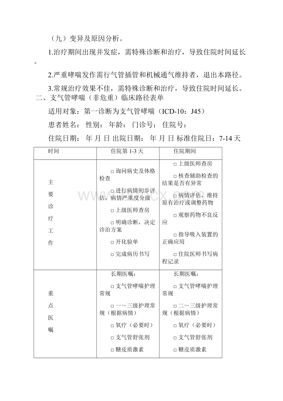 支气管哮喘临床路径.docx_第3页