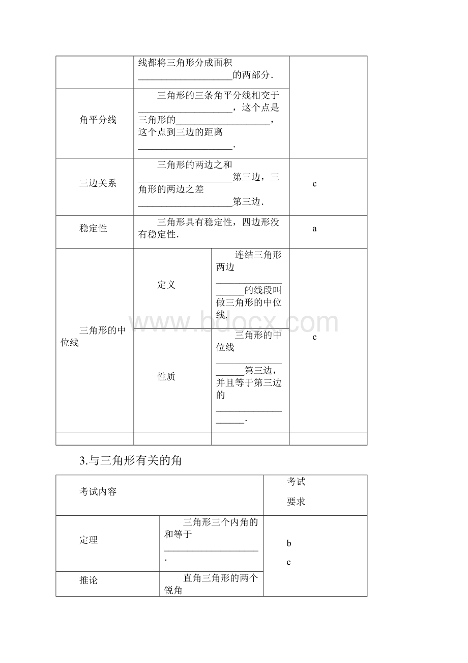 浙江省届中考数学第18讲《三角形与全等三角形》名师讲练含答案.docx_第2页