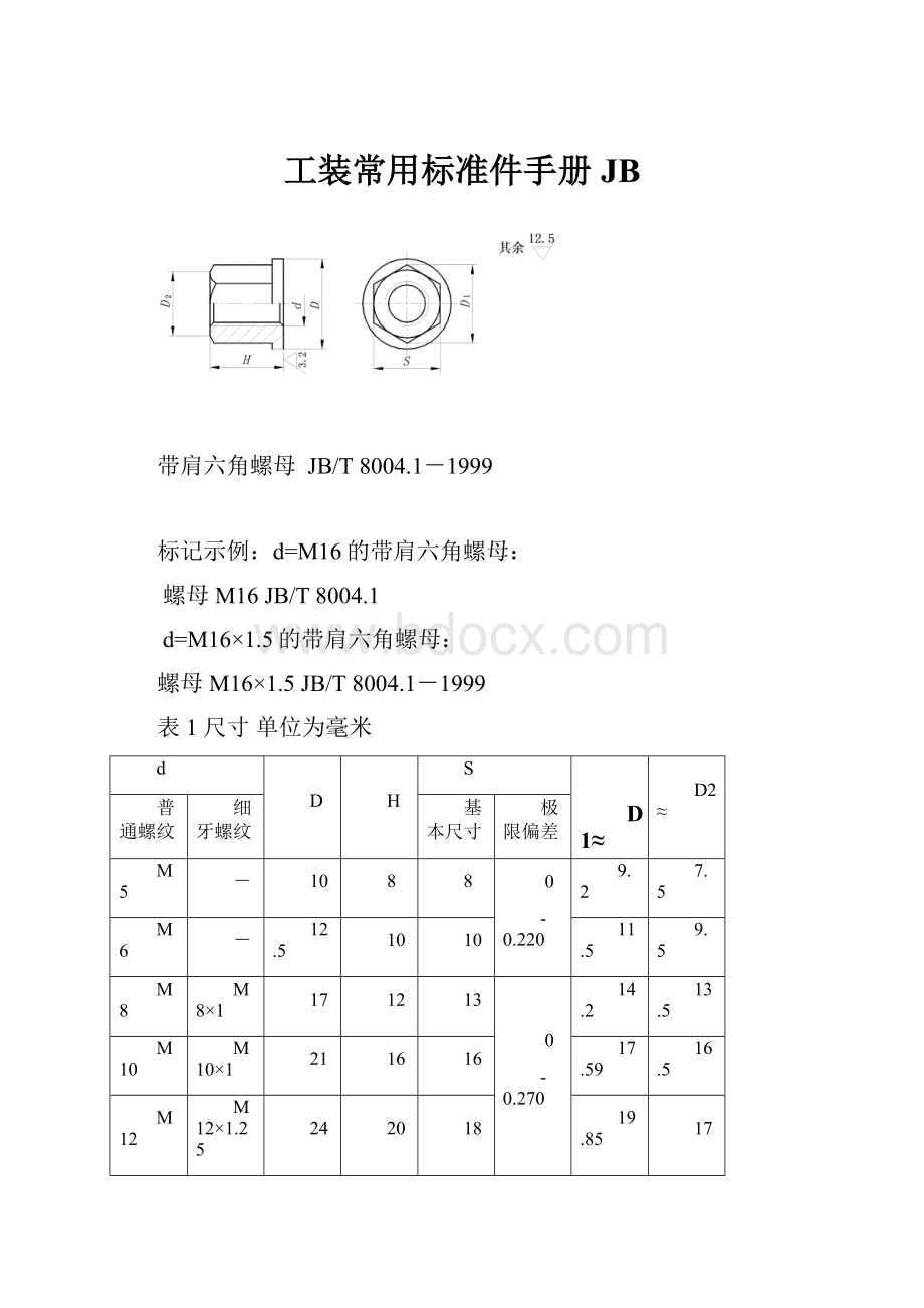 工装常用标准件手册JB.docx_第1页