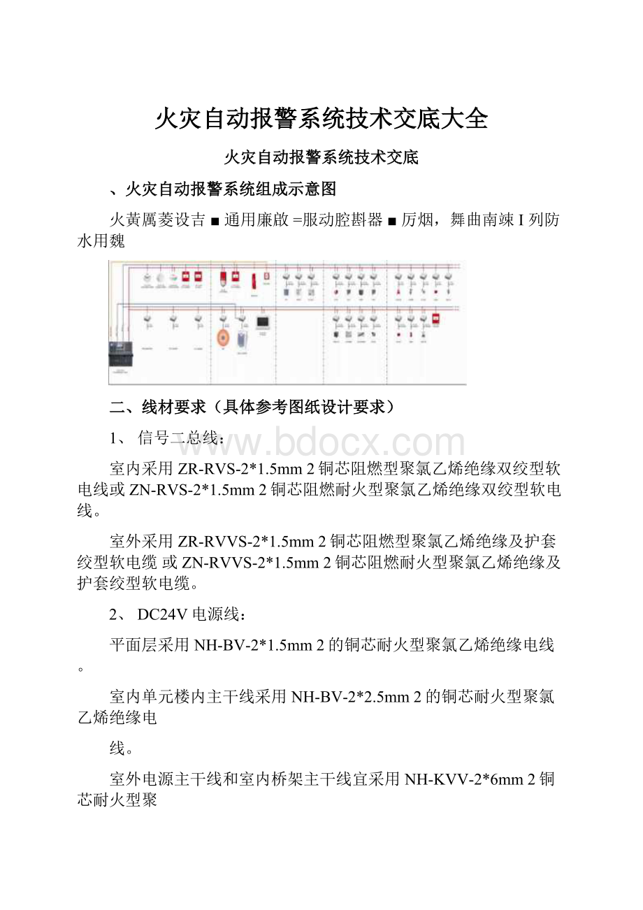 火灾自动报警系统技术交底大全.docx