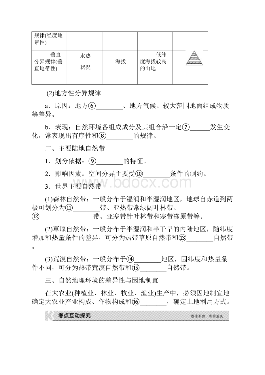 届高考地理湘教版全国卷地区一轮复习第13讲 自.docx_第2页