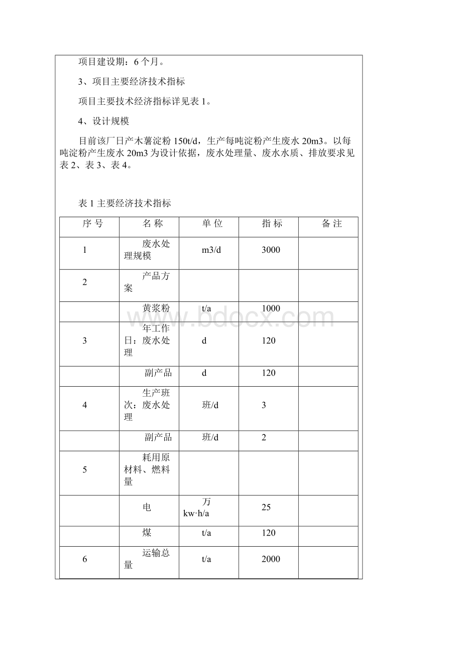 木薯淀粉废水环境治理工程淀粉废水治理环评报告表Word格式.docx_第3页