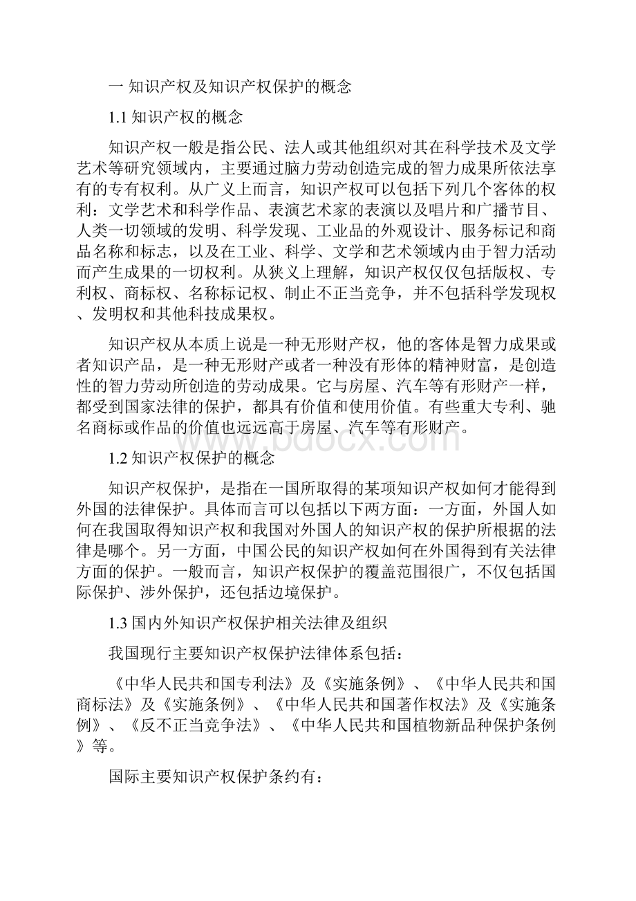 国际贸易中的知识产权问题研究Word文档下载推荐.docx_第2页