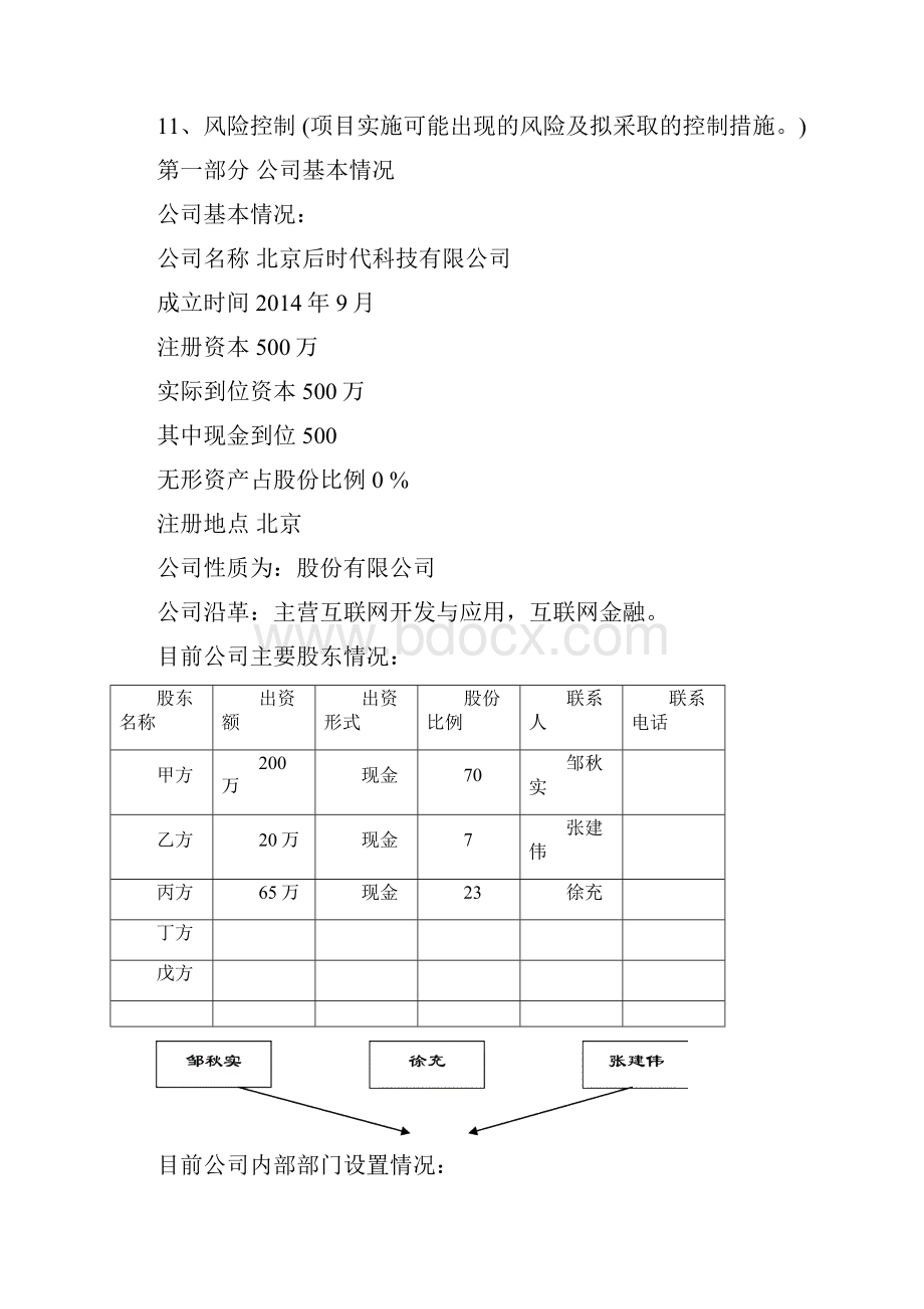 众筹商业计划清单书实用模板Word文档格式.docx_第3页