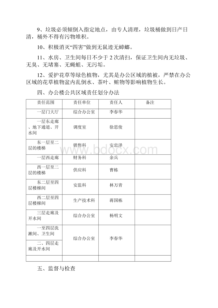 办公区卫生管理制度文档格式.docx_第3页