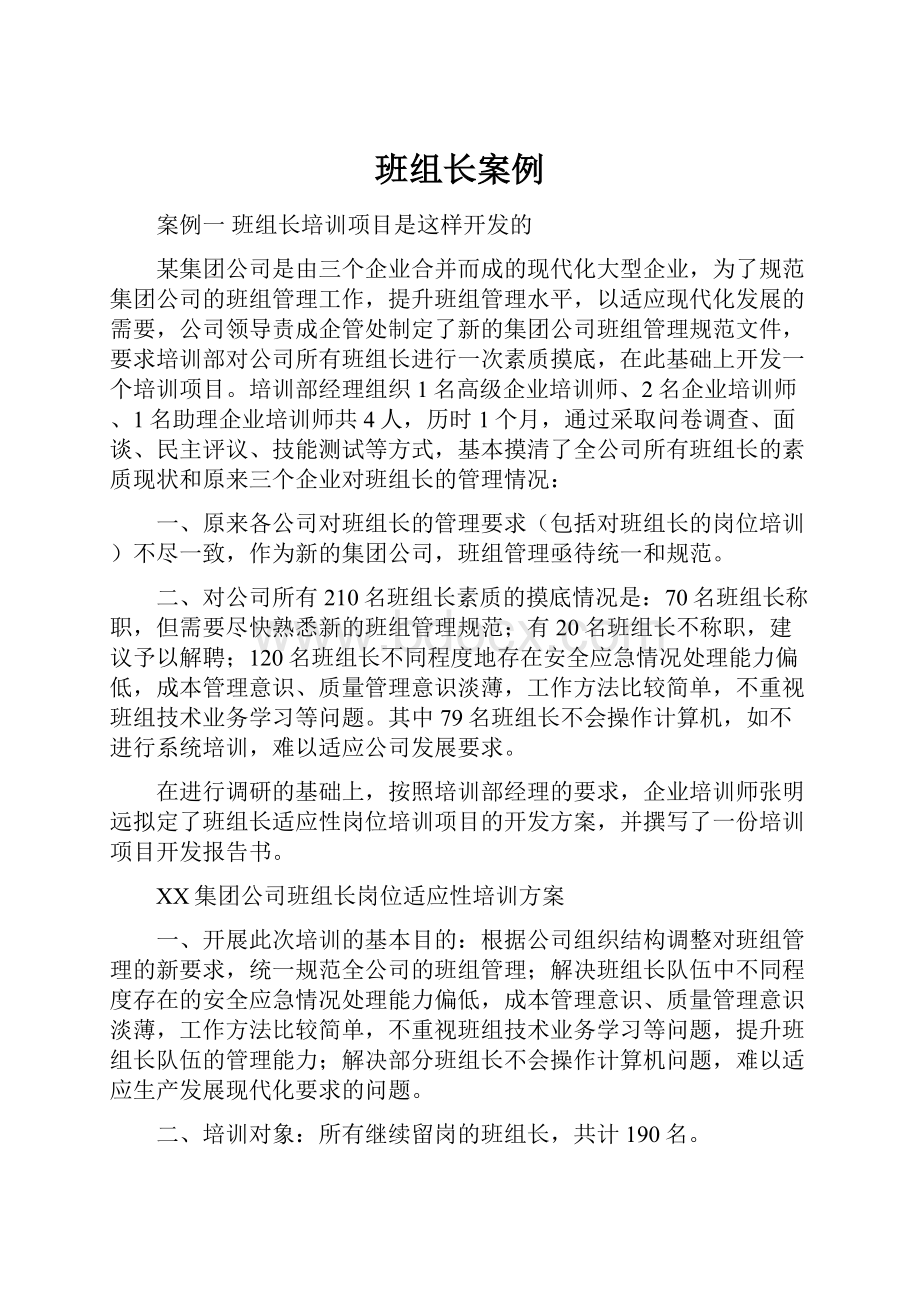 班组长案例文档格式.docx