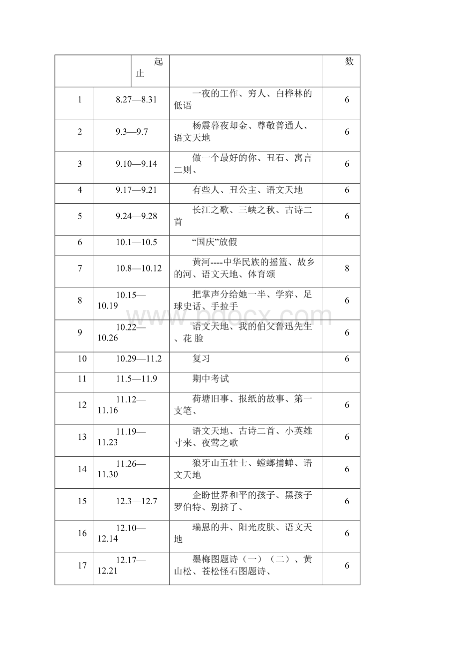 北师大版六年级语文上册教案全册第一二单元Word下载.docx_第2页