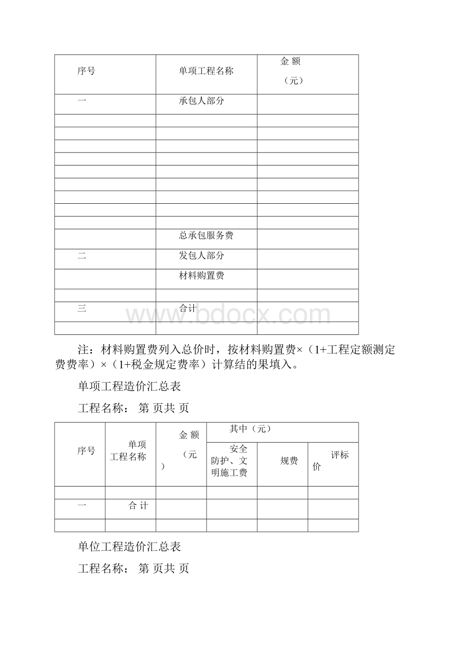 结算决算工程结算规范表格Word下载.docx_第2页