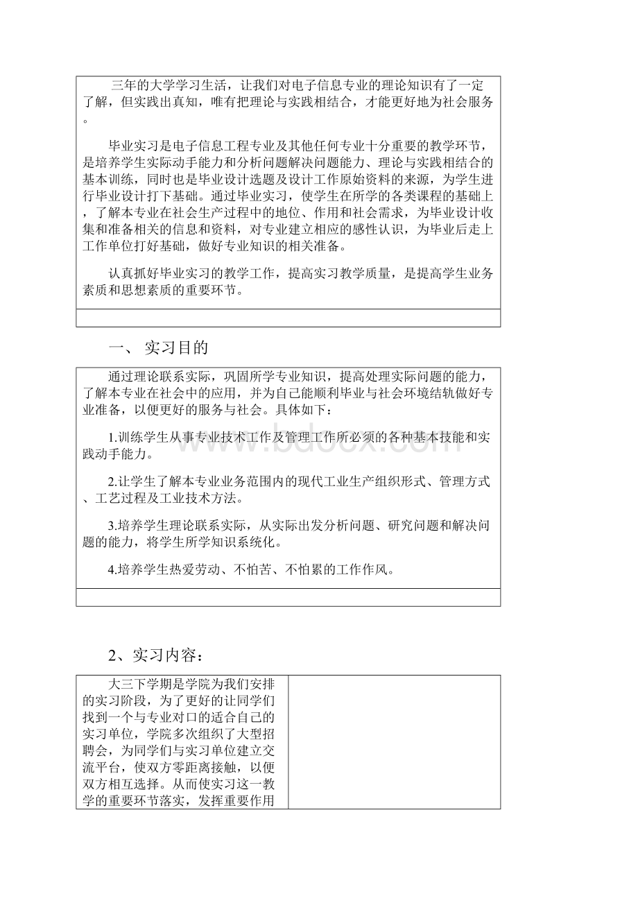 实习分析报告 大学生毕业实习分析报告 实习分析报告.docx_第2页