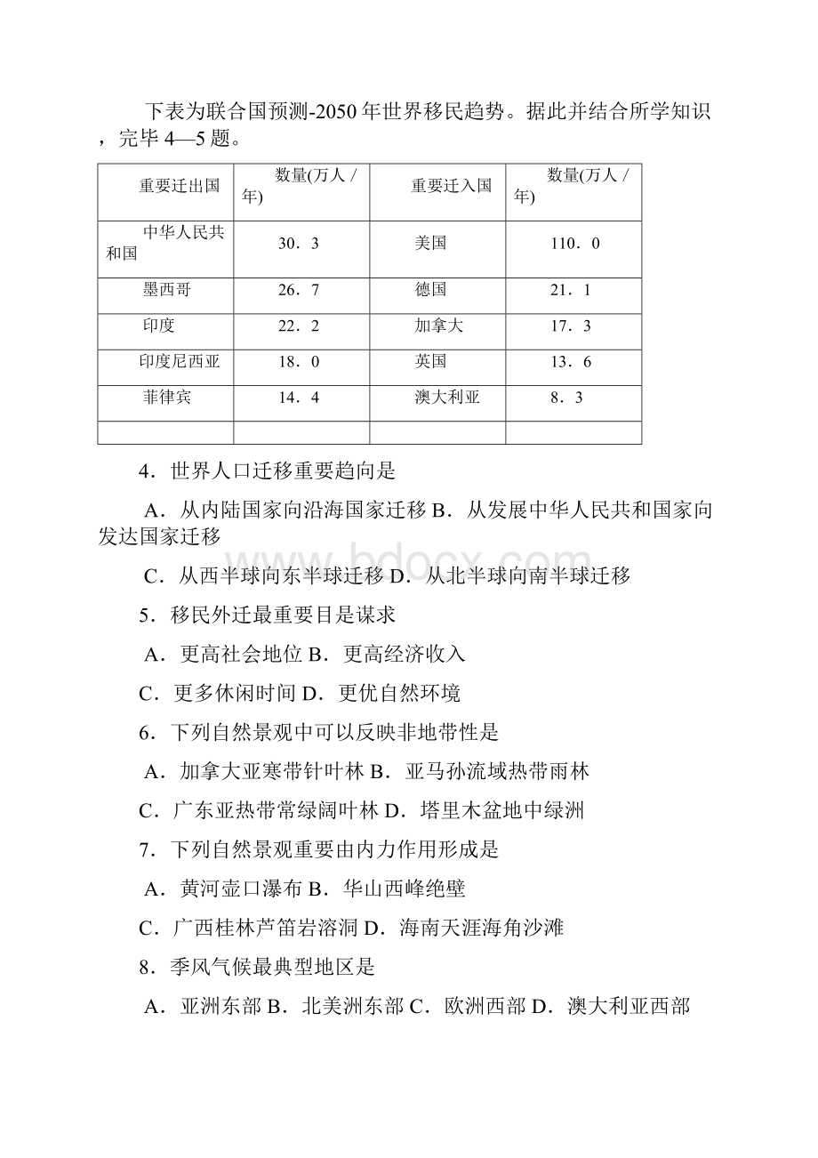 广东省普通高中学业水平考试.docx_第2页