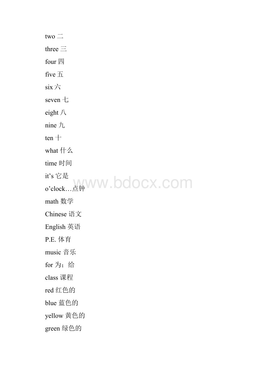 人教版小学英语各重点单词短语及句型精修订.docx_第2页