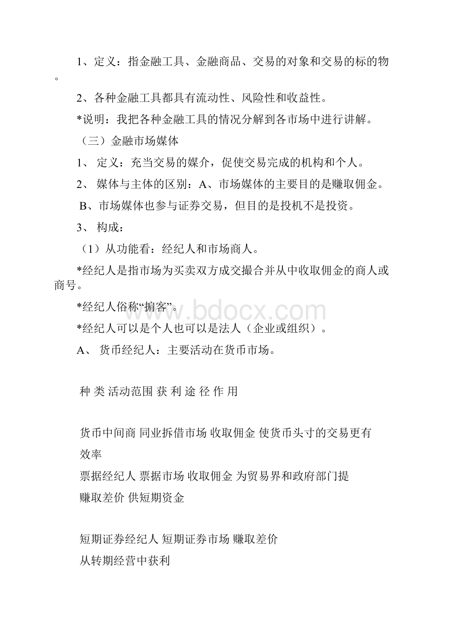 无私奉献金融市场的要素构成1.docx_第2页