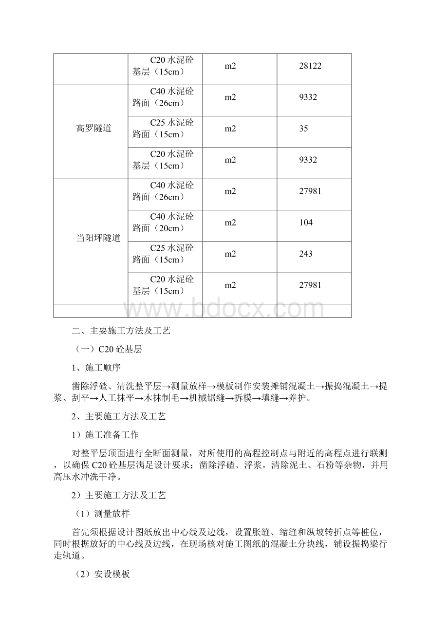 隧道路面施工方案.docx_第2页