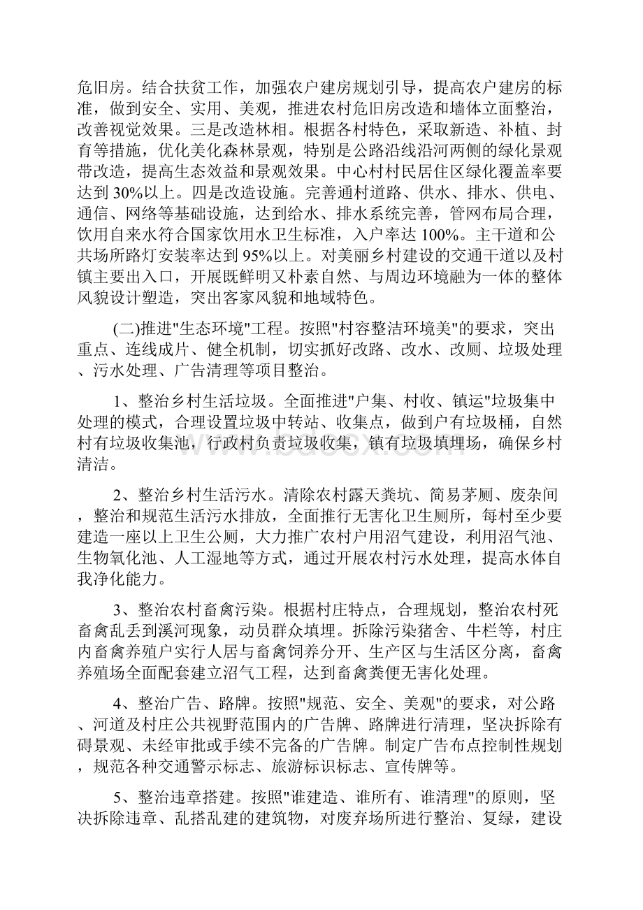 美丽乡村建设项目清单范文精选多篇.docx_第3页