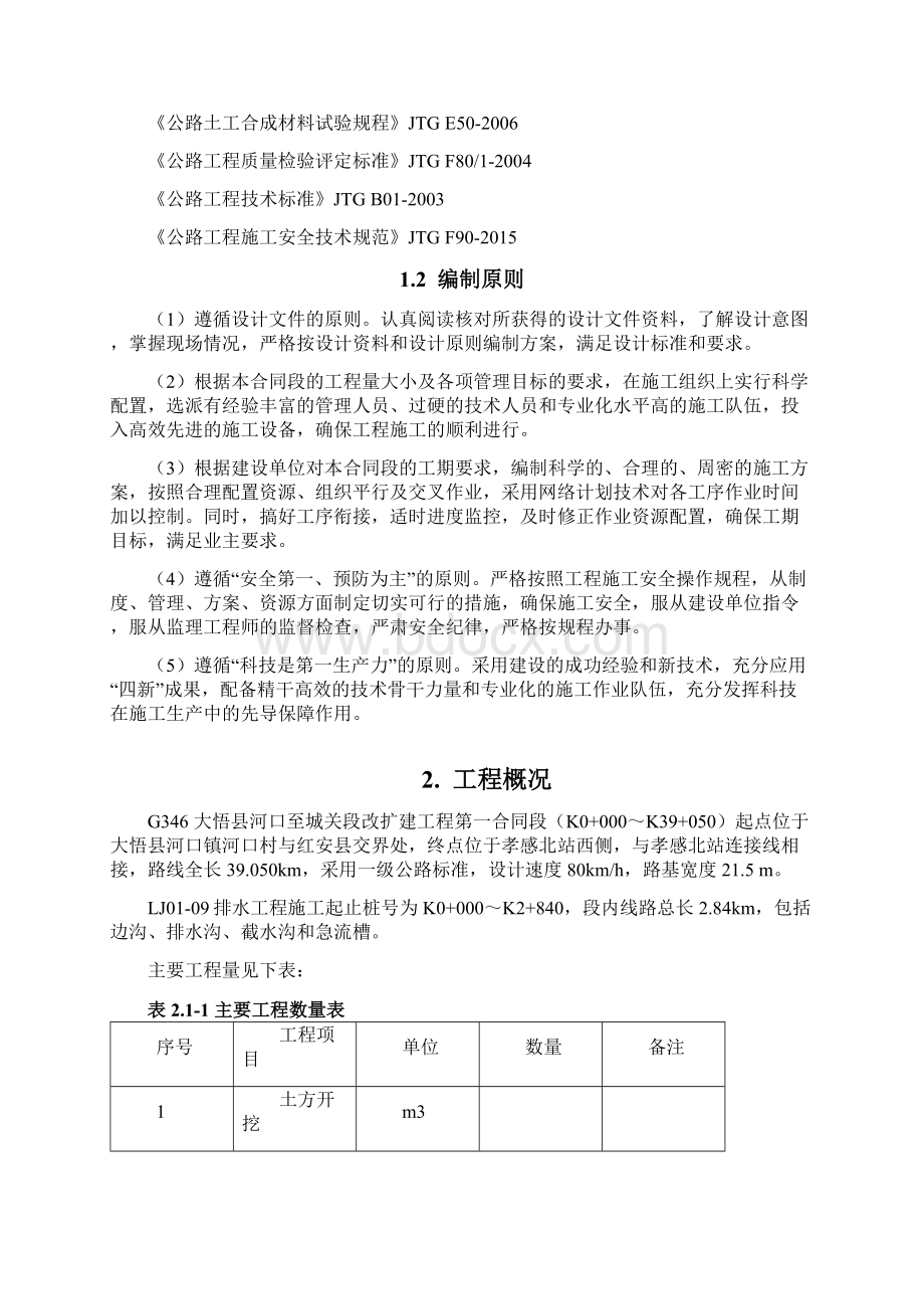 排水工程施工组织设计方案Word格式.docx_第2页