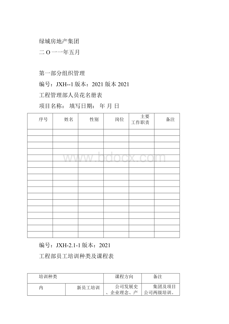 绿城房产集团工程精细化管理指引表单全集文档.docx_第2页