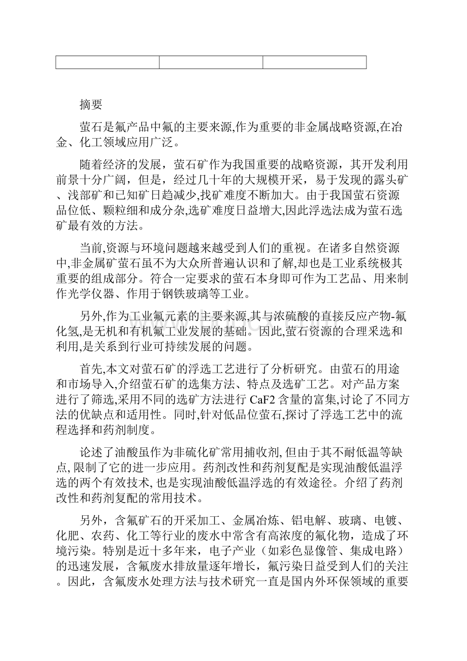 低品位萤石的利用及浮选药剂合成Word格式文档下载.docx_第2页