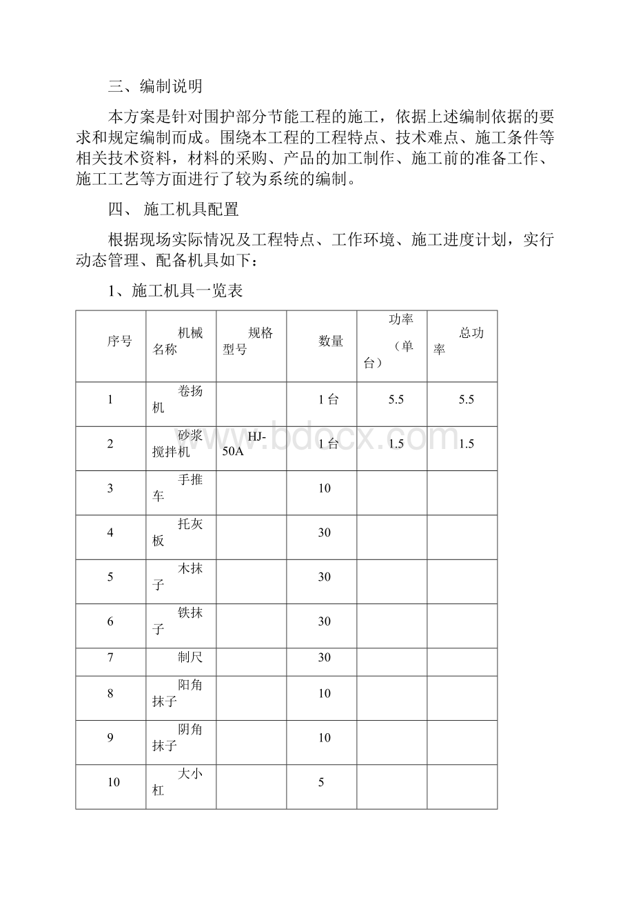 EPS外墙外保温施工方案聚苯板泡沫玻璃防火隔离带Word格式.docx_第3页