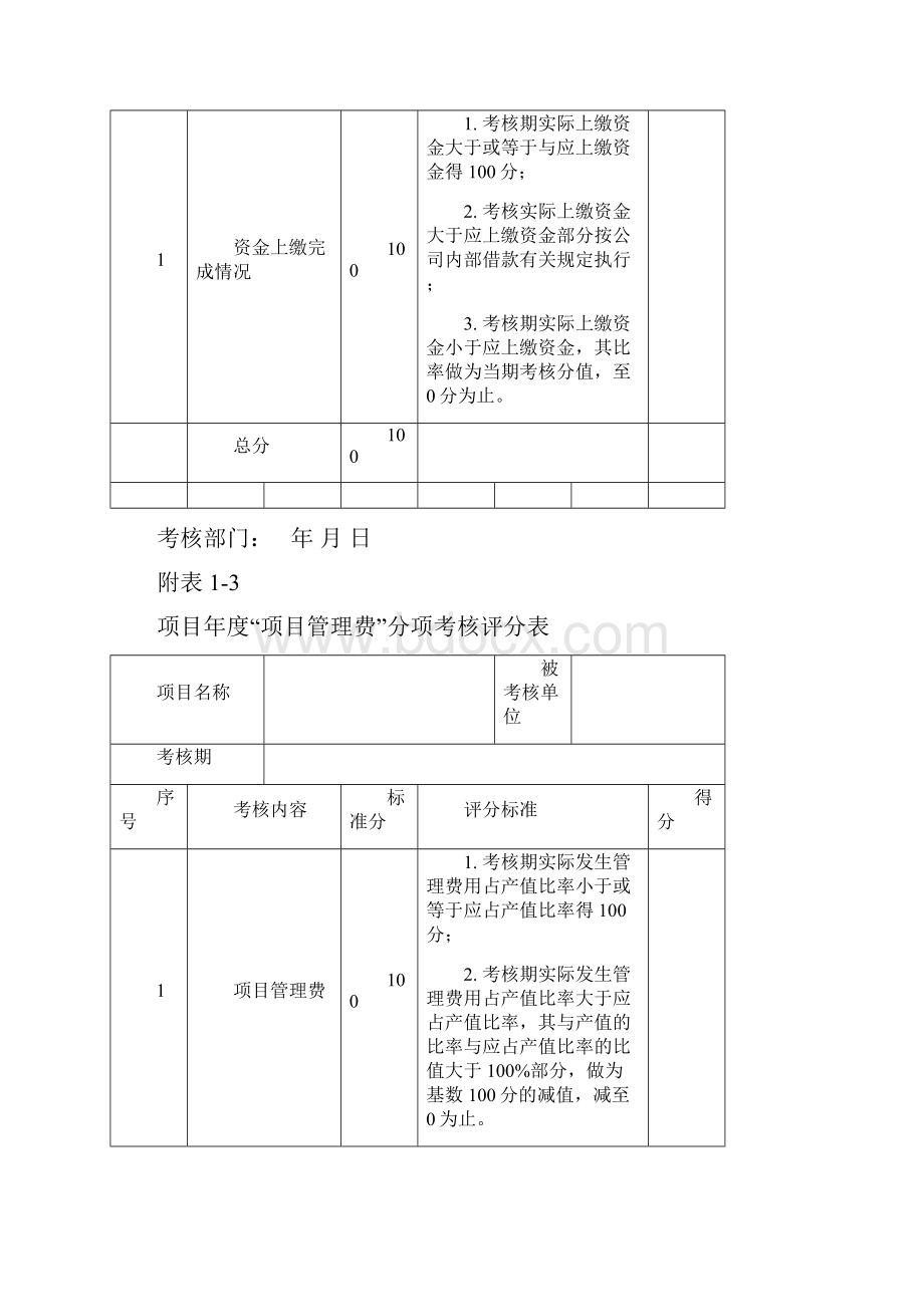 项目分项考核评分表.docx_第2页