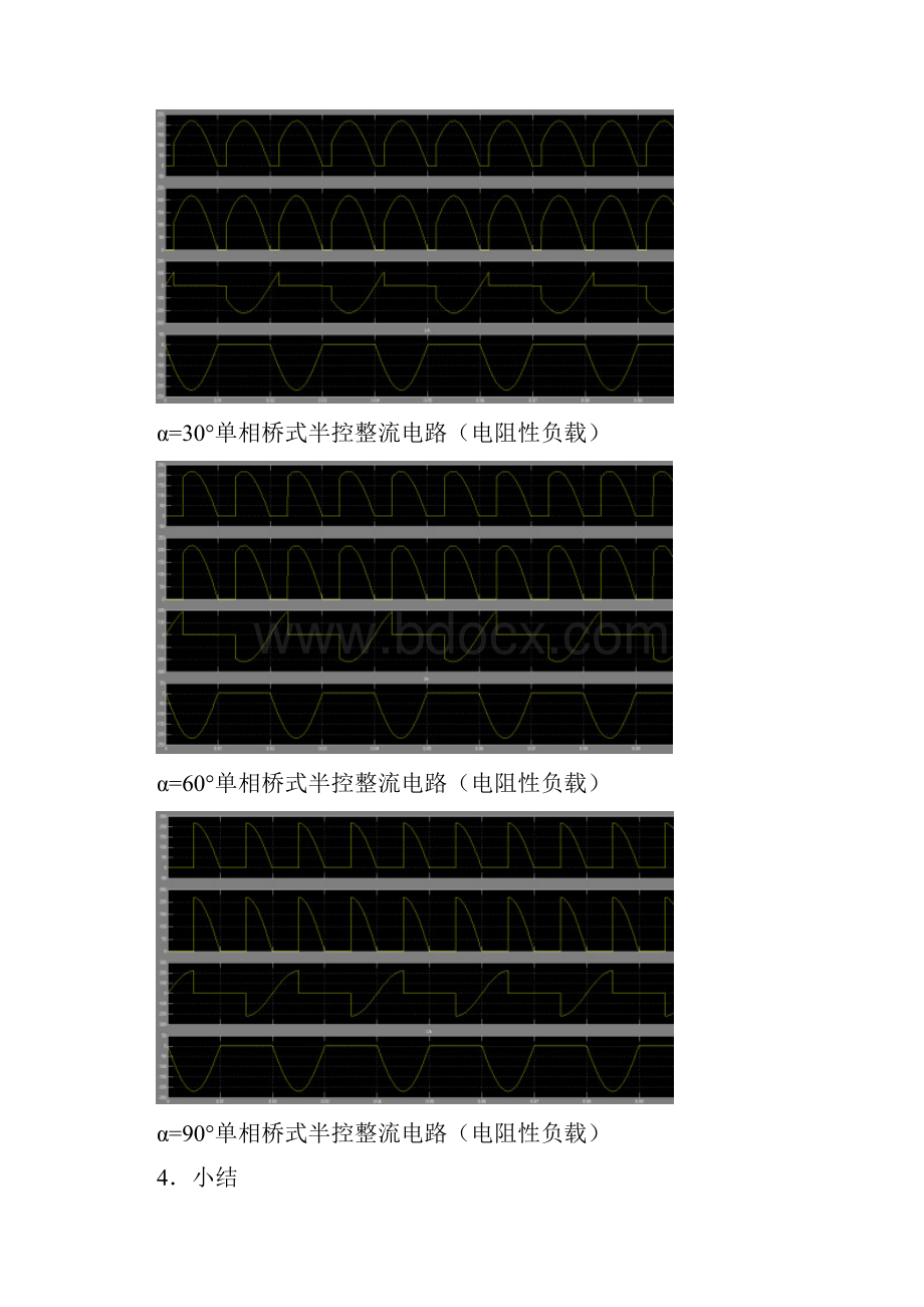 单相桥式半空整流电路MATLAB仿真实验报告Word文件下载.docx_第2页