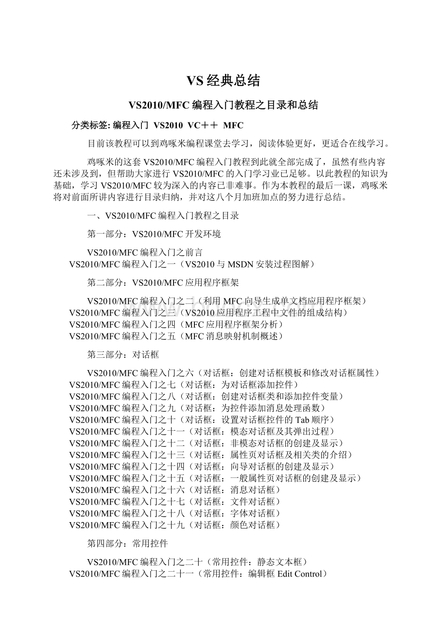 VS经典总结文档格式.docx_第1页