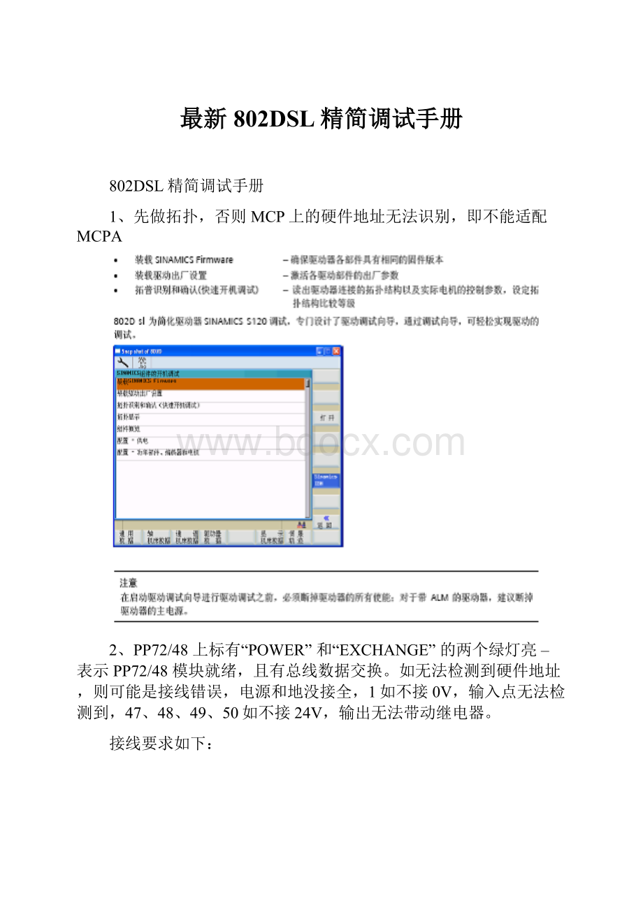 最新802DSL精简调试手册文档格式.docx