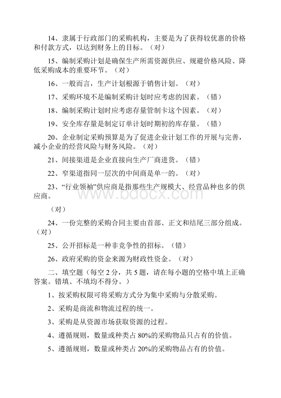 采购与供应链管理系统 题库.docx_第2页