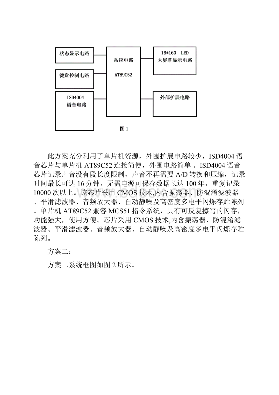 公交车车载语音报站LED大屏显示系统毕业设计Word文档下载推荐.docx_第2页