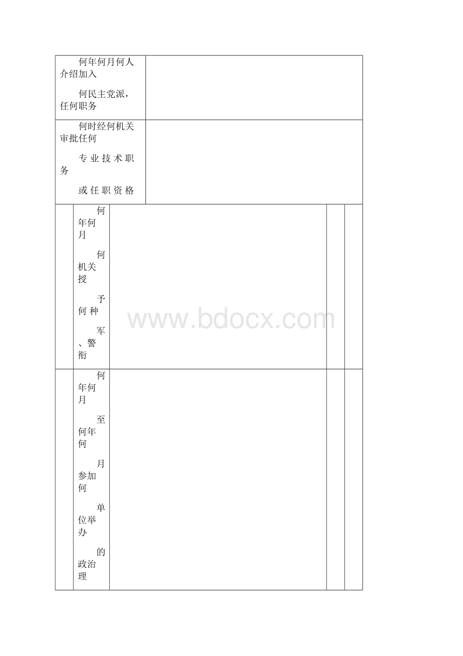 事业单位工作人员个人简历表.docx_第3页