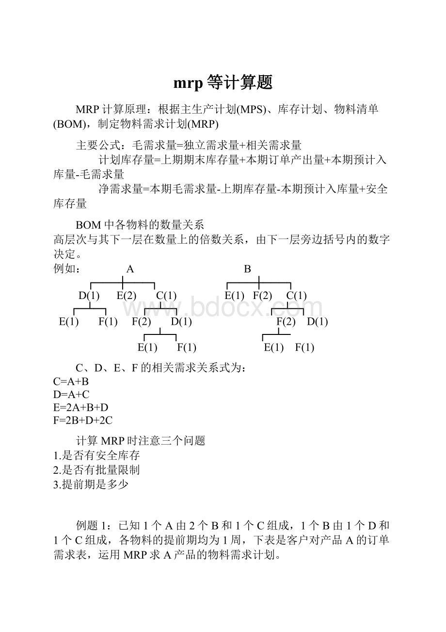 mrp等计算题Word格式文档下载.docx_第1页