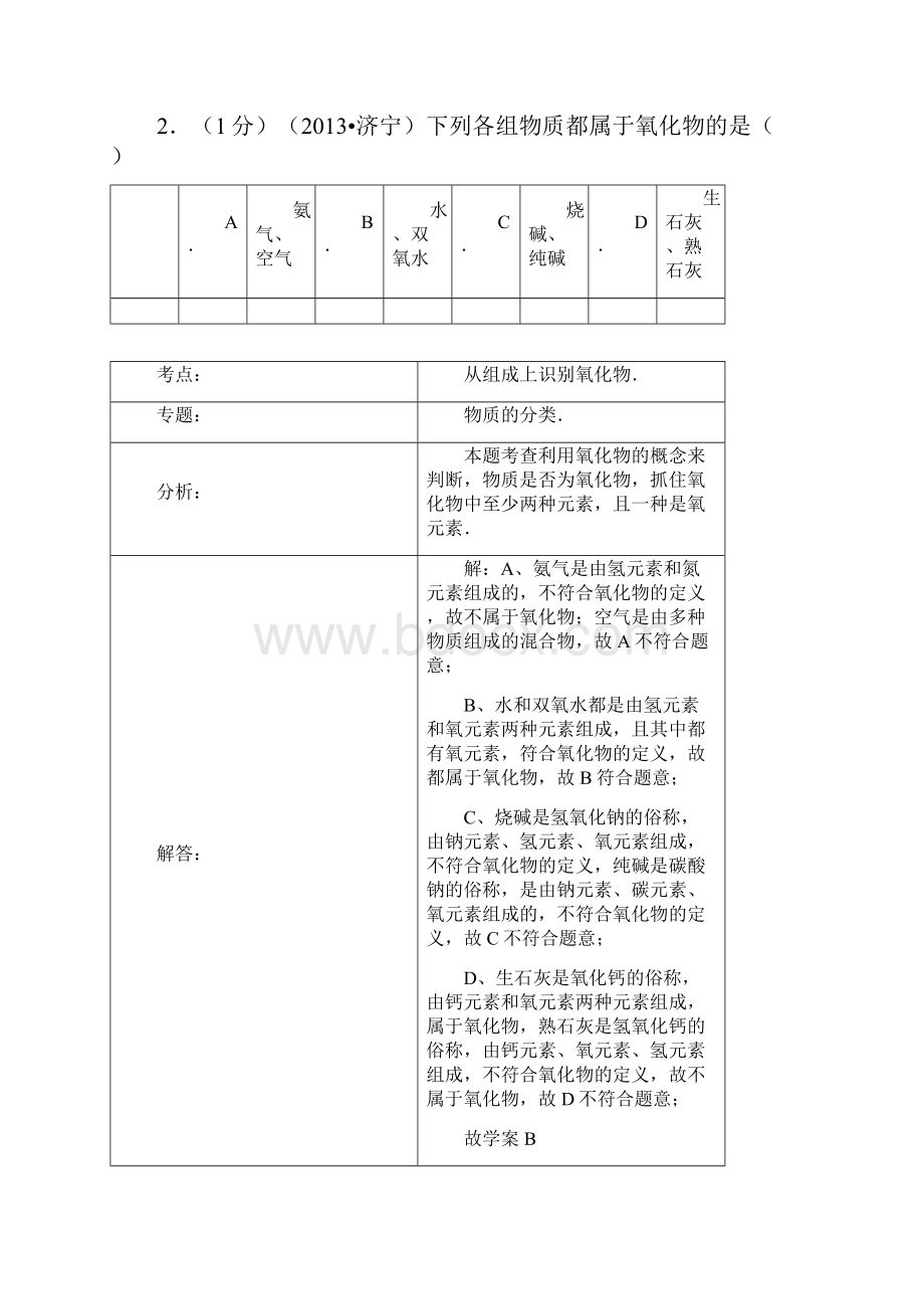 济宁市化学中考试题解析版.docx_第2页