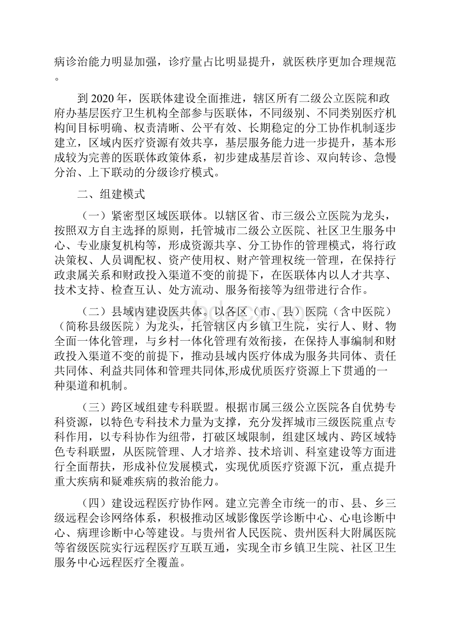 贵阳市推进医疗联合体建设和发展实施方案.docx_第2页