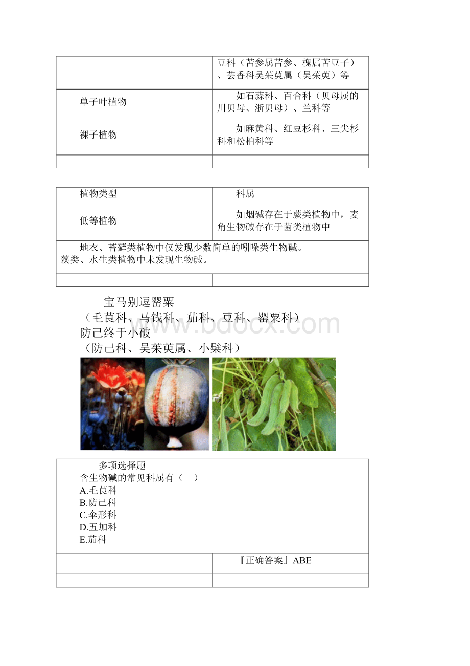 执业药师考试生物碱部分知识点整理.docx_第2页