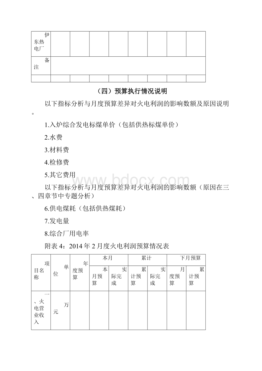 火电生产运营月度情况分析报告模版Word文档下载推荐.docx_第3页