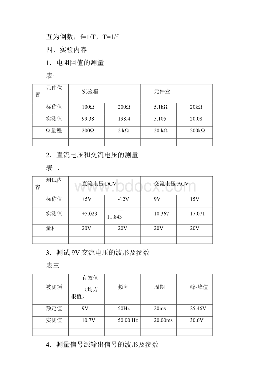 奥鹏大工18春《模拟电子线路实验》实验报告Word文档格式.docx_第3页