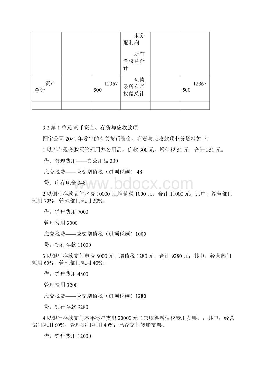 中级财务会计帐套案例完整版.docx_第3页