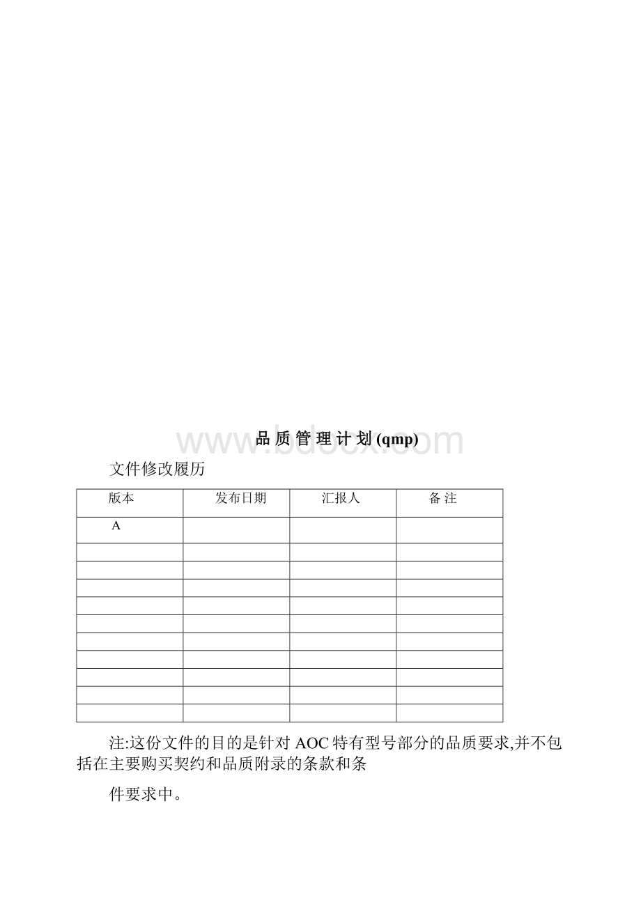 品质管理计划综述.docx_第2页