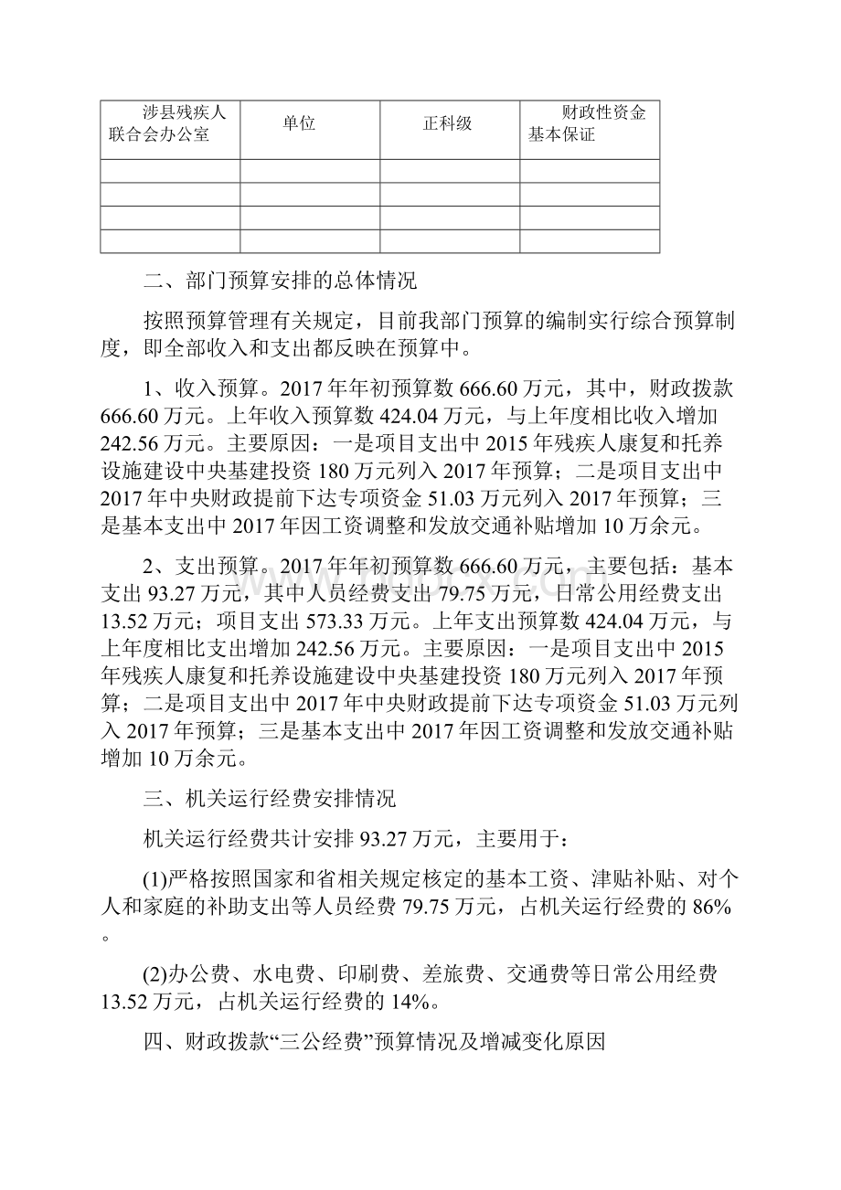 涉残联部门预算信息公开Word文档下载推荐.docx_第2页